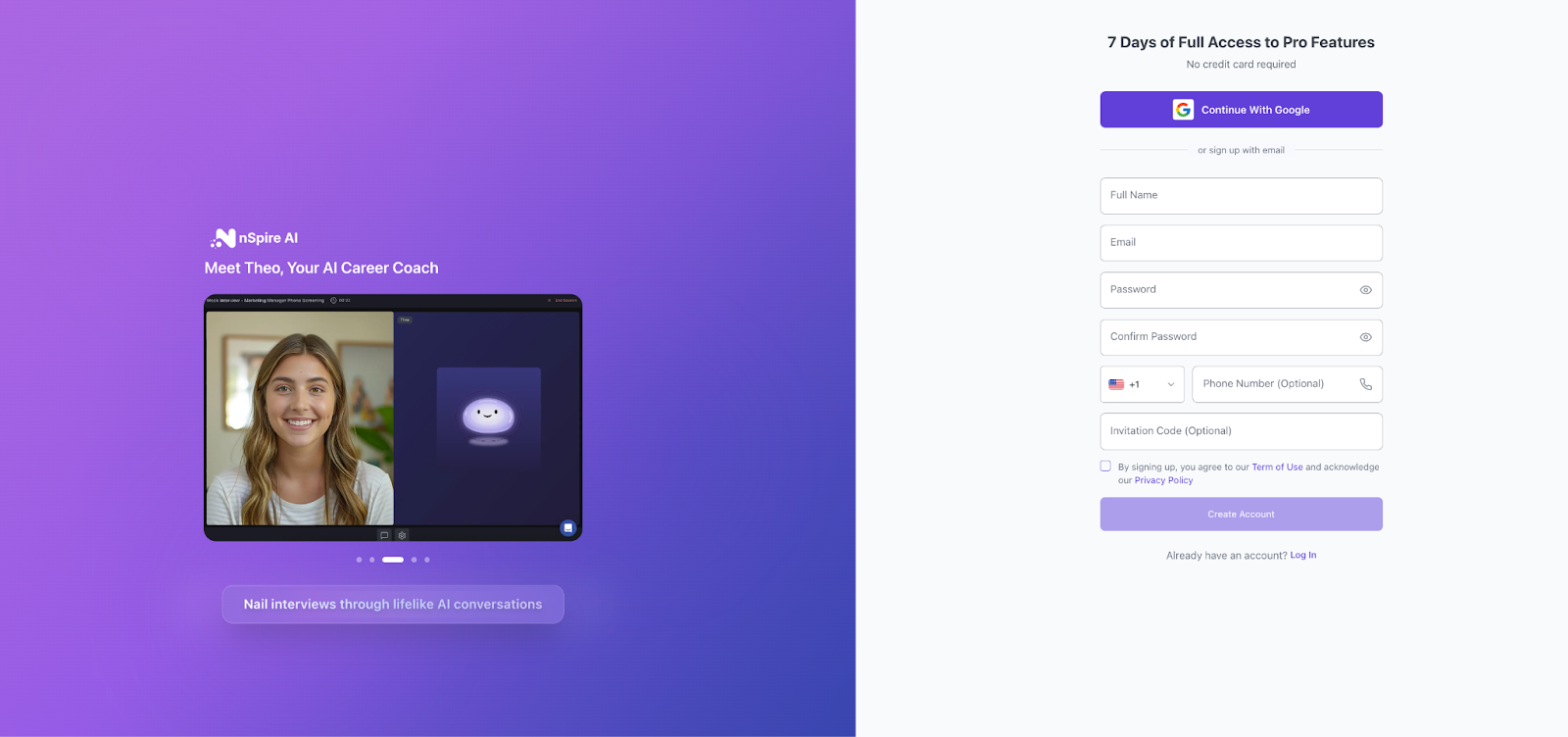 Fill out personal information fields