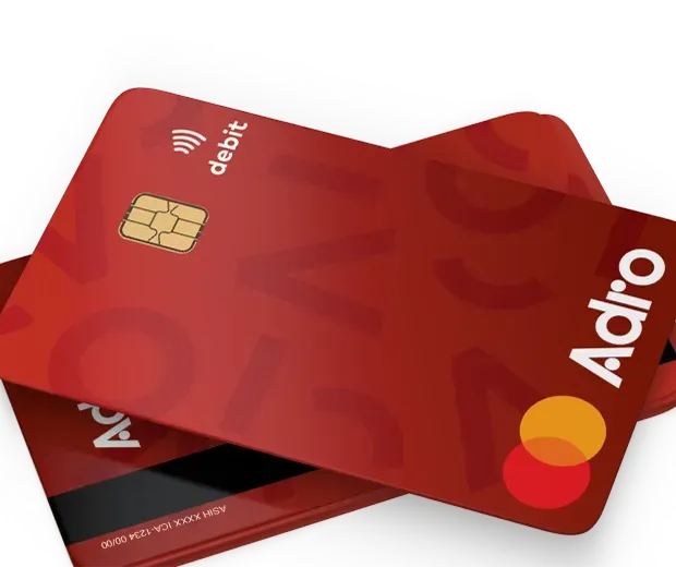 Your physical card arrives at your residence shortly