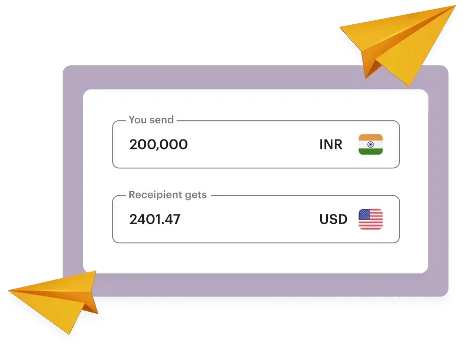 Deposit money from your home currency or in USD